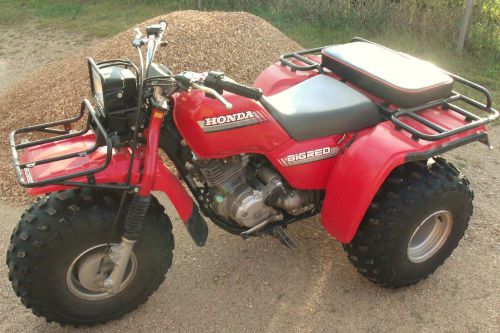 24" x 12" rear rack seat pad red 250es bigred 200es 200e 200 atc honda 3 wheeler