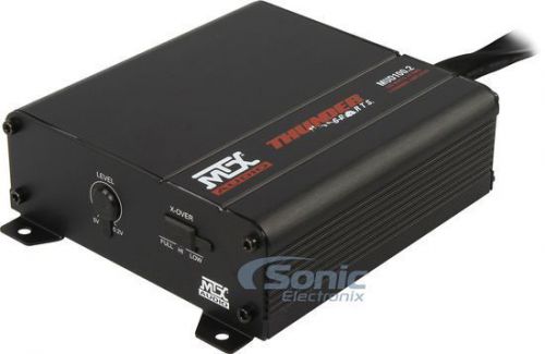 Mtx mud100.2 200w rms 2-channel compact class d power sports amplifier