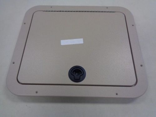 Jet technologies hatch door assembly 19 3/8" x 16 3/8" tan marine boat