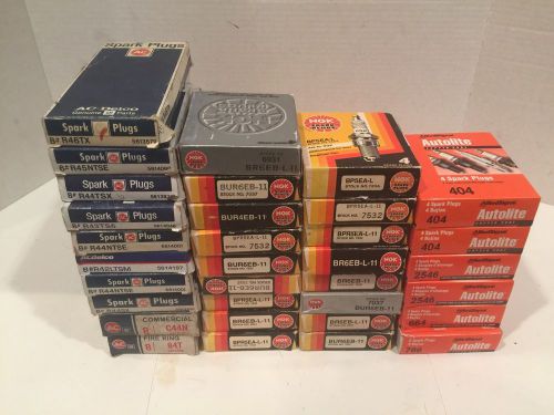 Lot 4 misc nos acdelco ngk autolite spark plugs