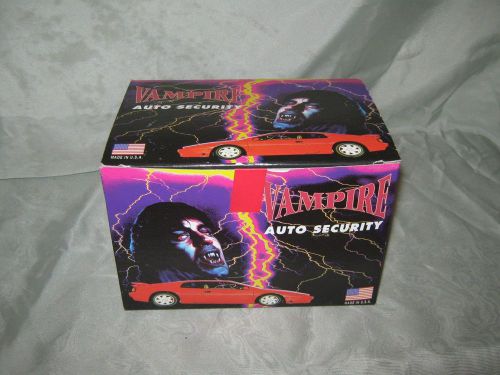 Vampire auto security system