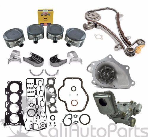 01-06 toyota camry solara 2azfe 2.4l metal gasket master engine rebuild kit