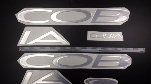 Cobia boats emblem 30" stickers set - adesivi barca - pegatinas barcos