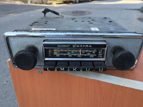 Antique car radio becker europa lmku oldtimer radio porsche bmw mercedes