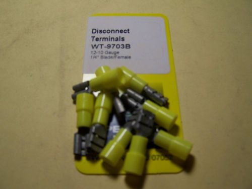 Electrical terminal - quick disconnect terminals - 12-10, 1/4&#034; blade, female