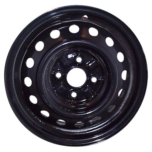69391 factory, oem reconditioned wheel 14 x 5.5; black full face painted