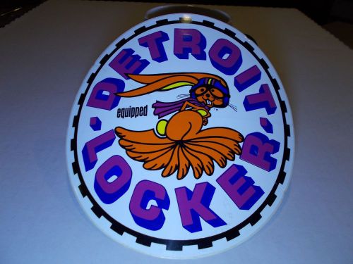 Vintage detroit locker sticker large from the 60's or 70's