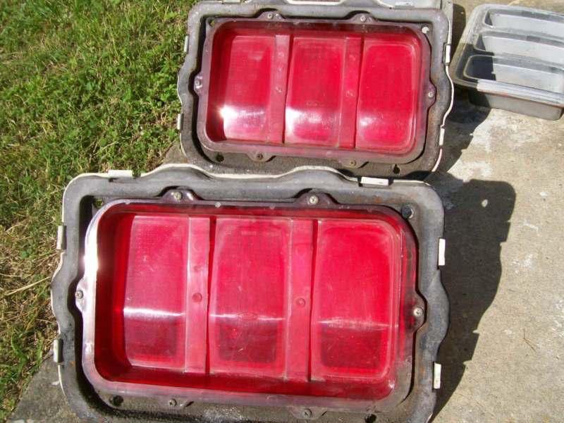 1970 70 Mustang taillight tail lamp lens complete assembly set w/ back housing , US $35.00, image 2