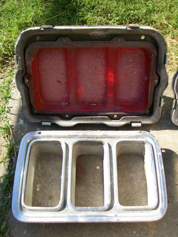 1970 70 Mustang taillight tail lamp lens complete assembly set w/ back housing , US $35.00, image 3