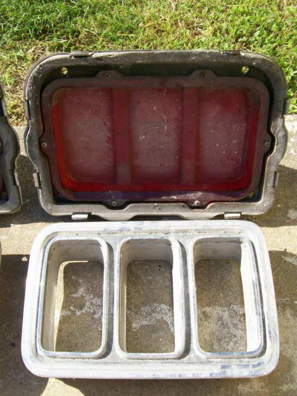 1970 70 Mustang taillight tail lamp lens complete assembly set w/ back housing , US $35.00, image 4