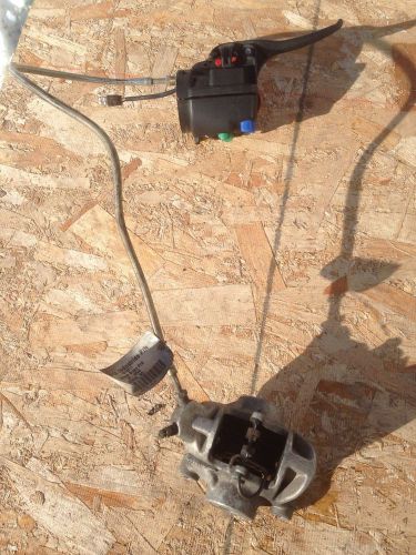 05 polaris 900 rmk brake lever switch assembly w/ brake line and caliper