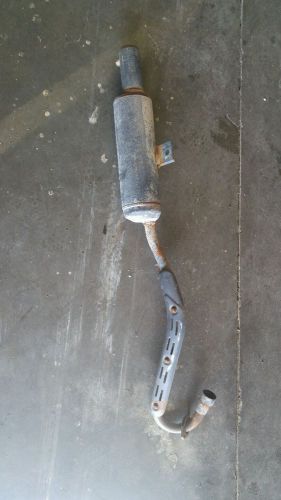 87 88 honda trx 125 trx125 fourtrax exhaust pipe muffler system silencer sa