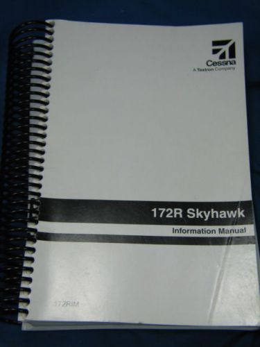 Cessna skyhawk 172r information manual 172rim printed after 09/04