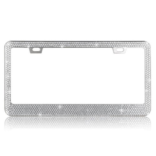 Buy Pure Handmade Crystal Bling Bling Rhinestones Aluminium Car License