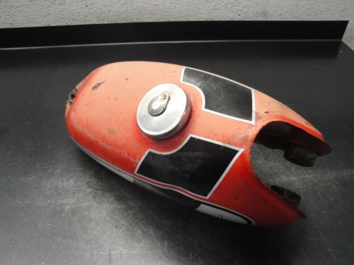74 1974 yamaha 125 enduro motorcycle motor engine gasoline gas fuel tank