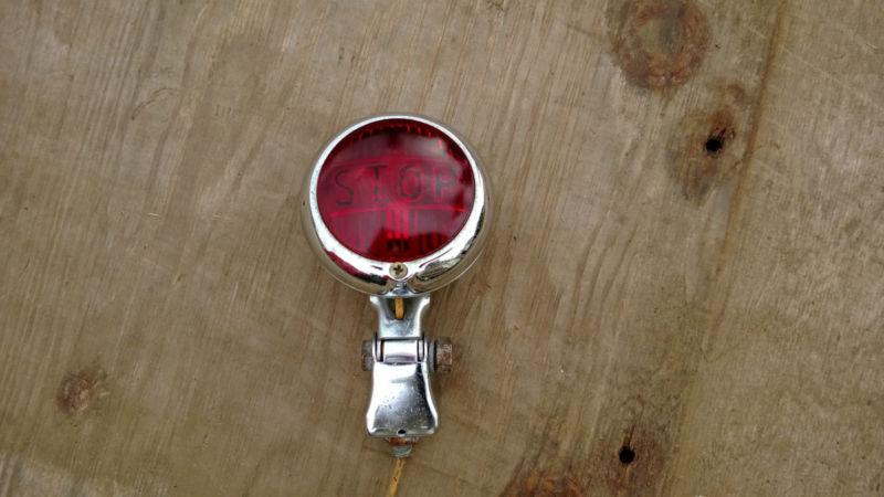 Vintage chrome stop tail light pmco 401 hot rod rat rod chopper tailight bobber