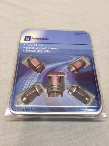 New oem gm accessories chrome wheel lock kit # 12498078