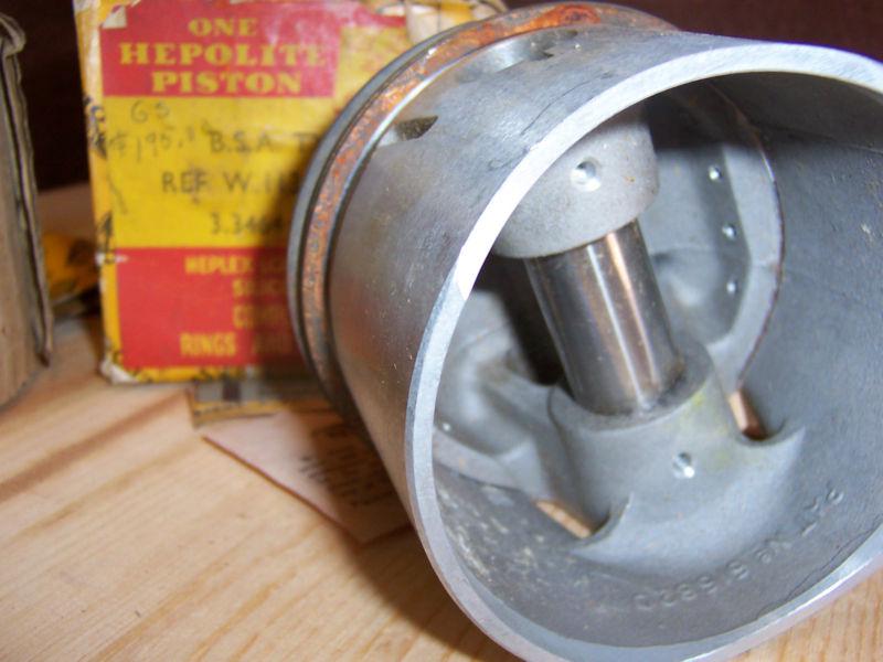 Buy BSA GOLDSTAR HEPOLITE PISTON KIT B34 B33 GOLD STAR AHRMA VINTAGE