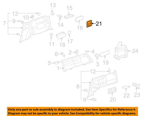 Toyota oem 13-14 fj cruiser interior-power outlet 8553035100b0