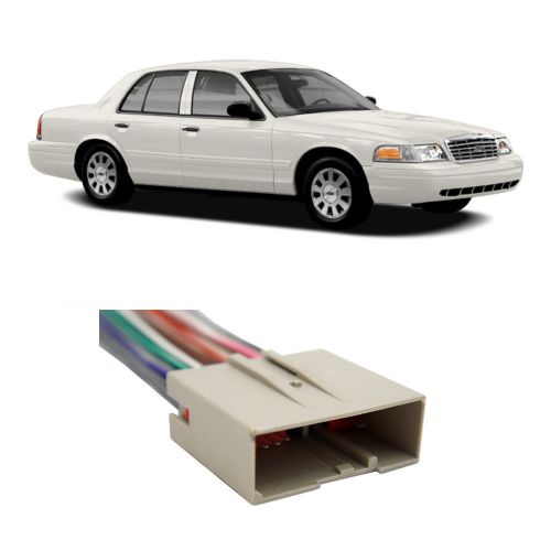 Ford crown victoria 2003-2010 factory to aftermarket radio harness adapter