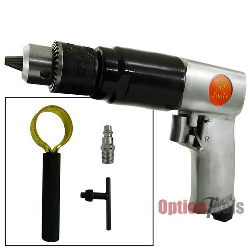 1/2" reversible air drill pneumatic tool automotive repair durable hd diy home