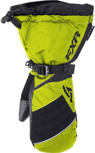 New fxr-snow fusion women's waterproof gloves/mitts, hi-vis-yellow, small/sm