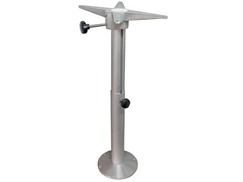 Boat aluminum adjustable table base pedestal 22" - 36" - 360º swivel–five oceans