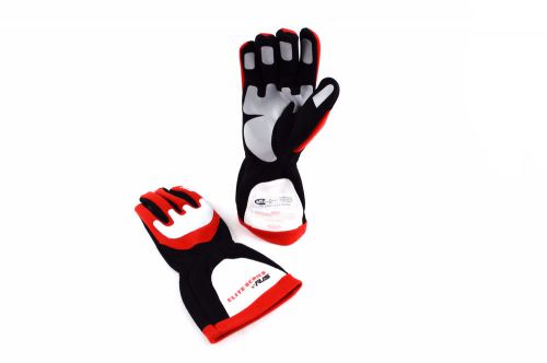 Rjs racing sfi 3.3/5 elite driving racing gloves red size medium  600030129