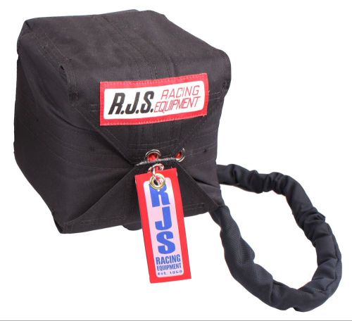 Rjs racing equipment drag parachute spring loaded black drag chute 7000401
