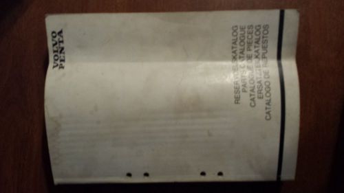 Volvo penta  parts catalague  2382