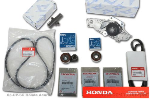 Genuine/oem honda ridgeline 2006-2011 3.5l v6 timing belt, water pump, hydraulic