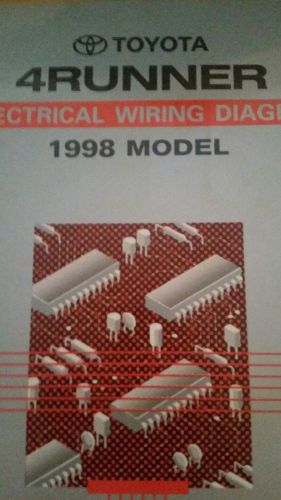 Toyota 4runner 1998 model electrical wiring diagram