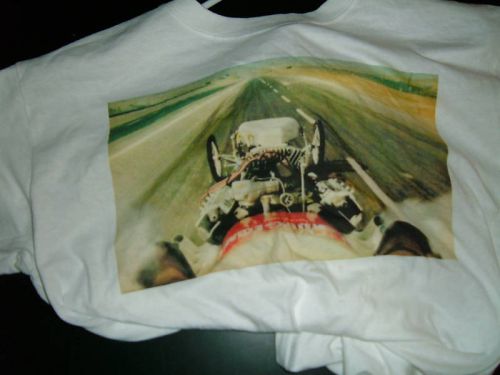 Vintage front engine dragster t-shirt  2-xl