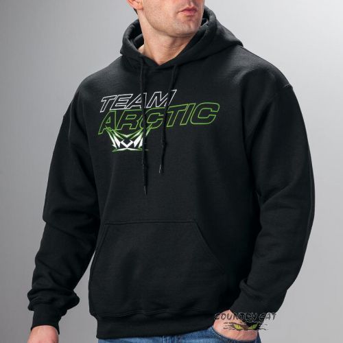 Buy Arctic Cat Men's Team Arctic Flag Cotton Polyester Hoodie Black