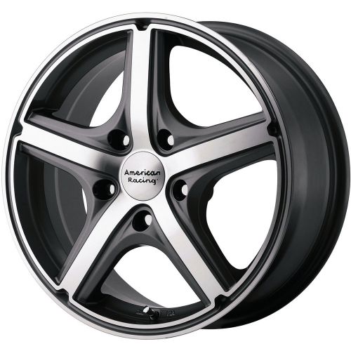 Ar88357042440 15x7 5x110 wheels rims gunmetal +40 offset alloy 5 spoke mesh