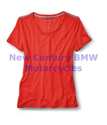 Bmw genuine motorcycle motorrad women ride t-shirt tee shirt red xxl