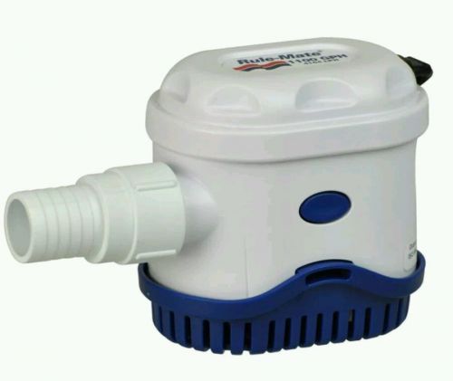 Rule-mate fully automatic bilge pumps. anti-airlock 12 volt - rm500a marine