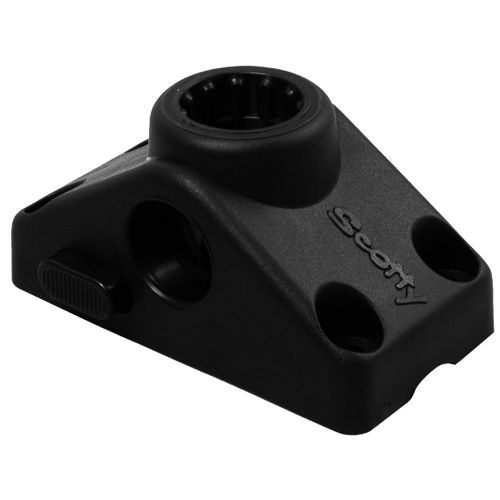 Scotty 241 locking combination side or deck mount - black -241l-bk