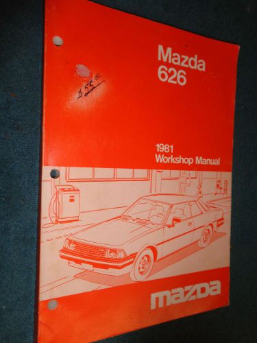 1981 mazda 626 shop manual / original mazda  service book