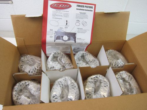 Lunati icon bbc chevy 4.600" pistons set +.100 forged alum  304020-8