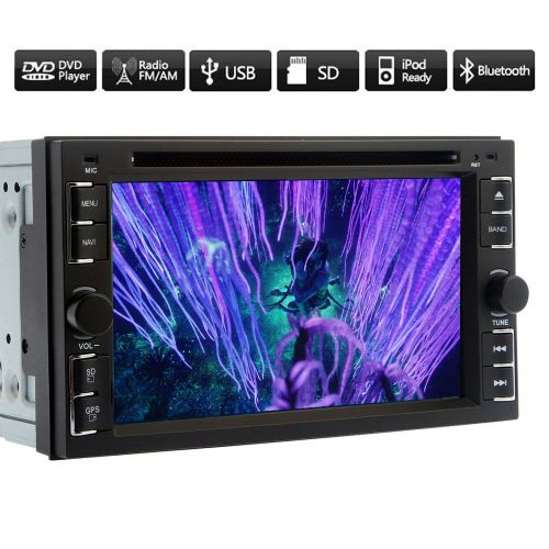 Double din 7&#034; car dvd player touchscreen mp3 radio in dash stereo usb/sd 2 din