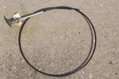 New old stock aircraft parking brake push pull cable, 72 inches long