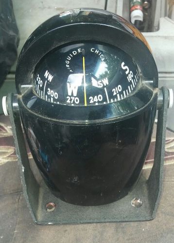 Airguide, chicago usa boat compass, lighted, electric, navigation nav air guide