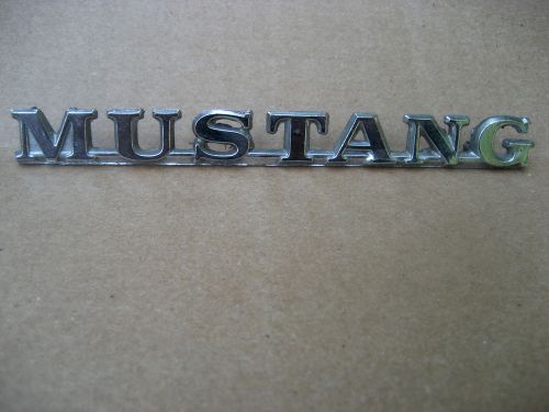 65 66 mustang fender emblem nameplate oem