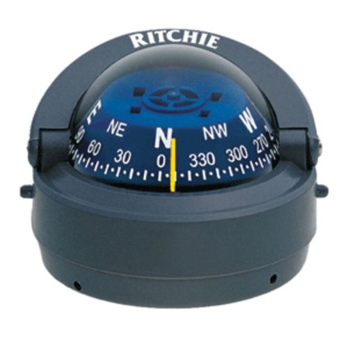 Ritchie s-53g explorer compass - surface mount - gray