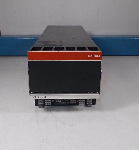 Collins vhf-20a transceiver unit p/n 622-1879-002 as-is
