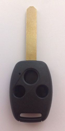 Honda accord jazz crv odyssey s2000 3 button remote key shell with chip space