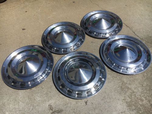 56 chevy 15&#034; hub caps wheel covers