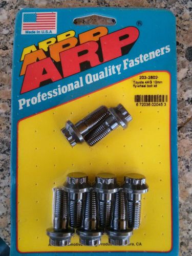 Arp toyota 4ag 10mm flywheel bolt kit professional quality fasteners 203-2802