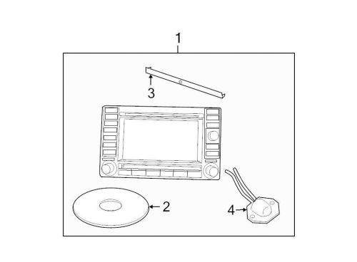 Chrysler oem chrysler gps navigation start up disc 05064033al image 2